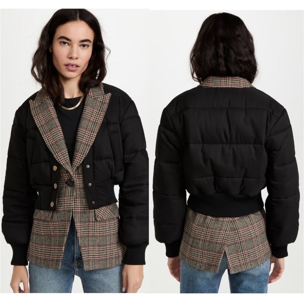 Veronica Beard Larkin Puffer Dickey‎ Jacket Size 8